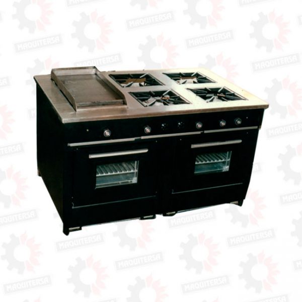CG-4HP-COCINA-4-HORNILLAS-CON-2-HORNOS-Y-BASE-PLANCHA-PARA-COLOCAR-SOBRE-HORNILLA