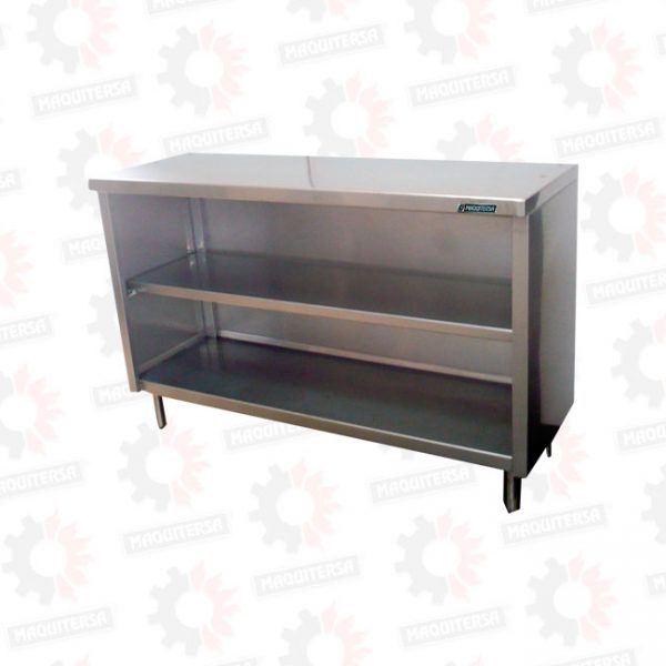 Mesa de trabajo tipo gabinete con repisa inferior